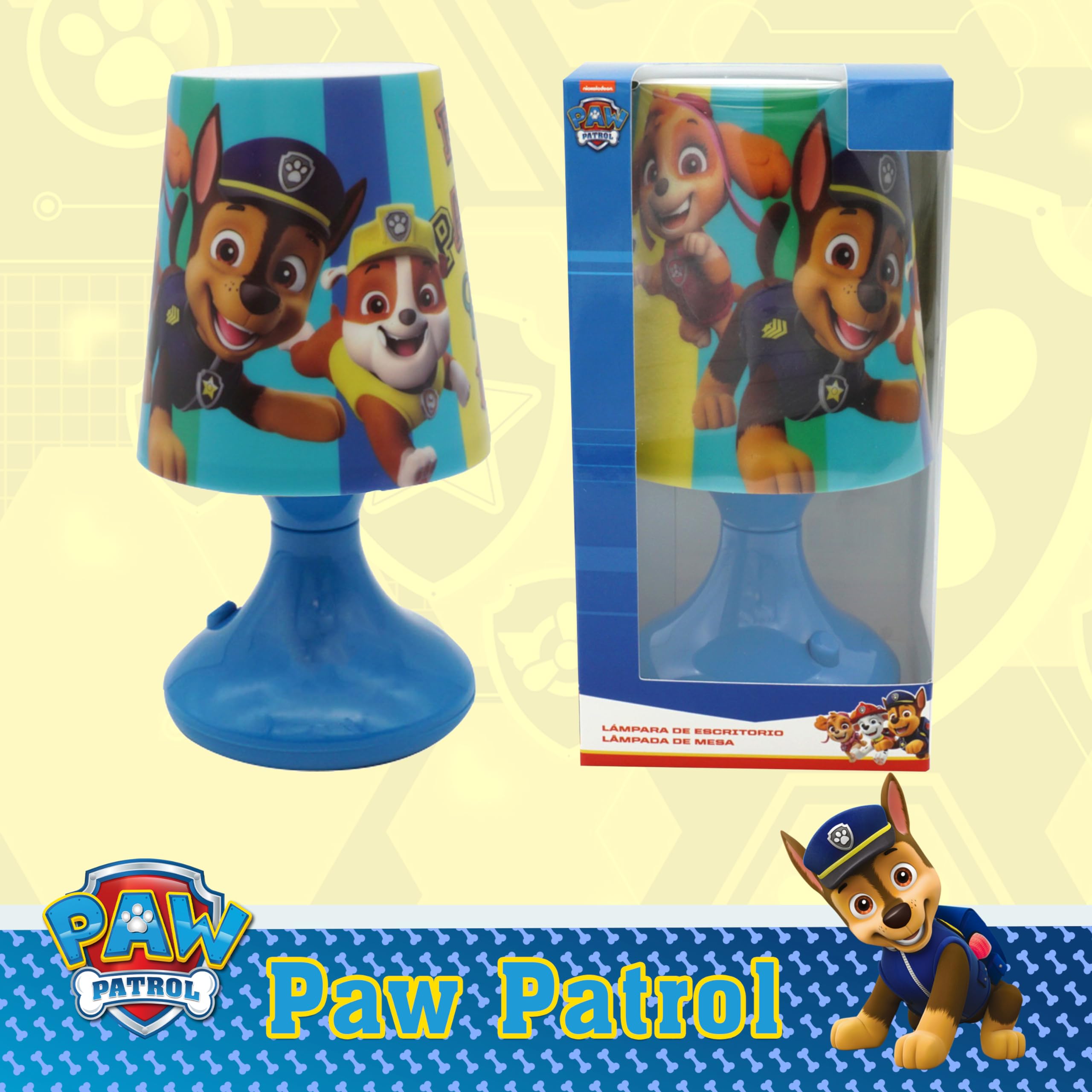 Table Lamp Battery Powered Bedside Lamp for Kids