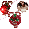 Christmas Light up Brooch- Candy Cane