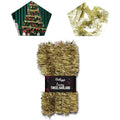 15M Tinsel Thin Slim Chunky Garland - Gold