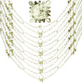 6Pack 15cmx2.7m Foil Hanging Garland - Gold