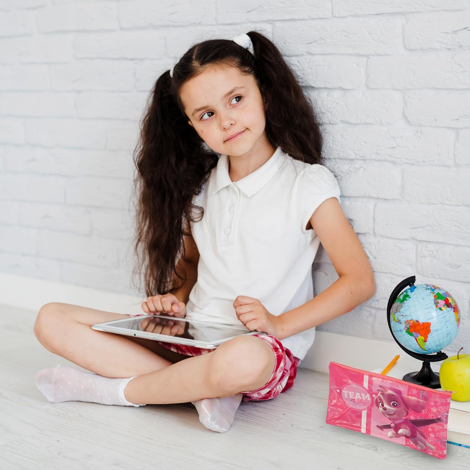 Flat Zipped Pencil Case- Assorted