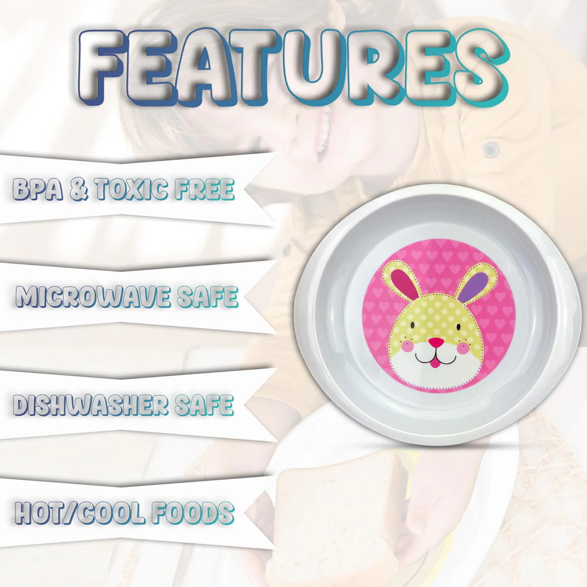 Toddler Feeding Plates 22cm