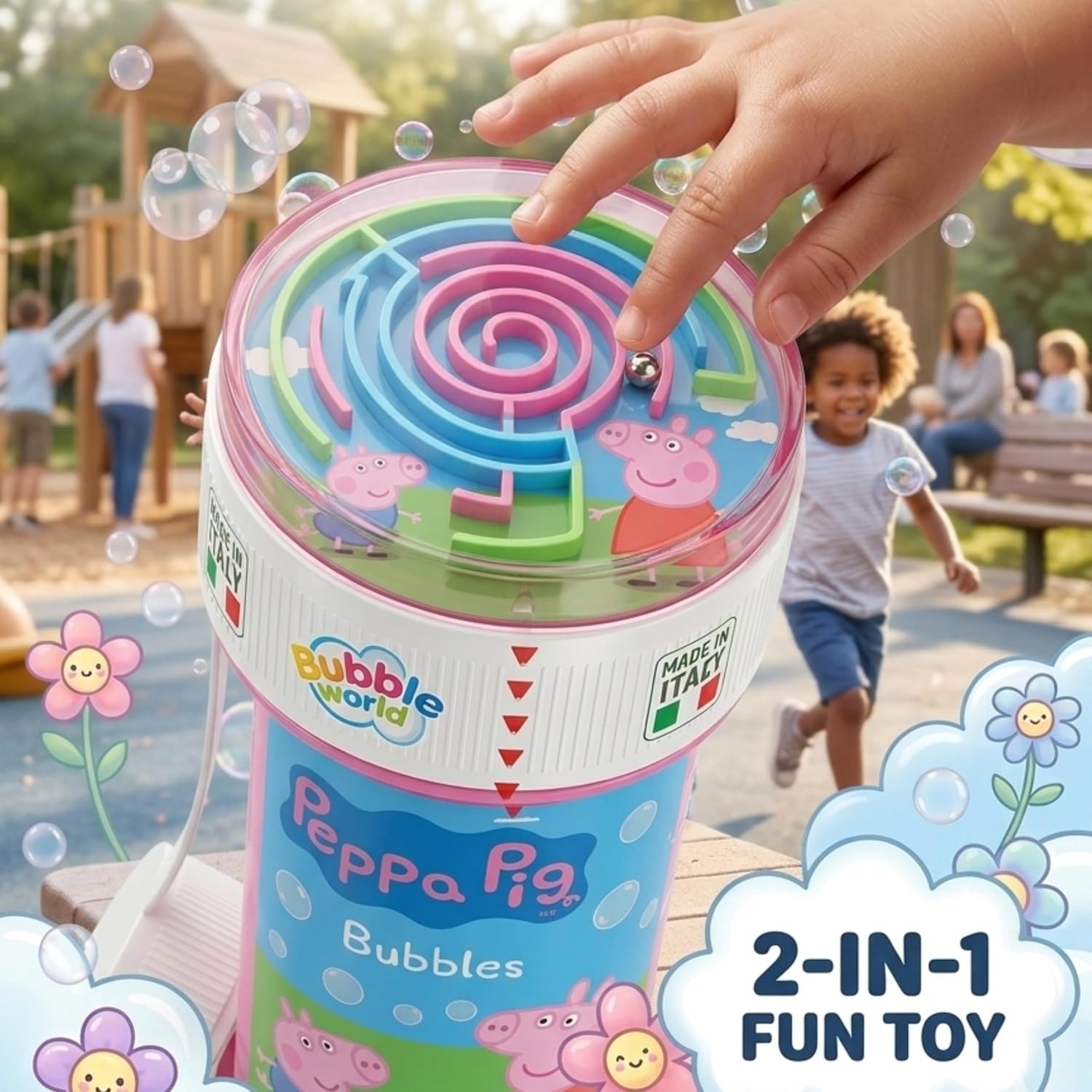 Peppa Pig 12Pcs Bubble Tubes with Wand