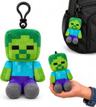 Zombie Steve Kids Licensed 3D Plush Clip On Keyring