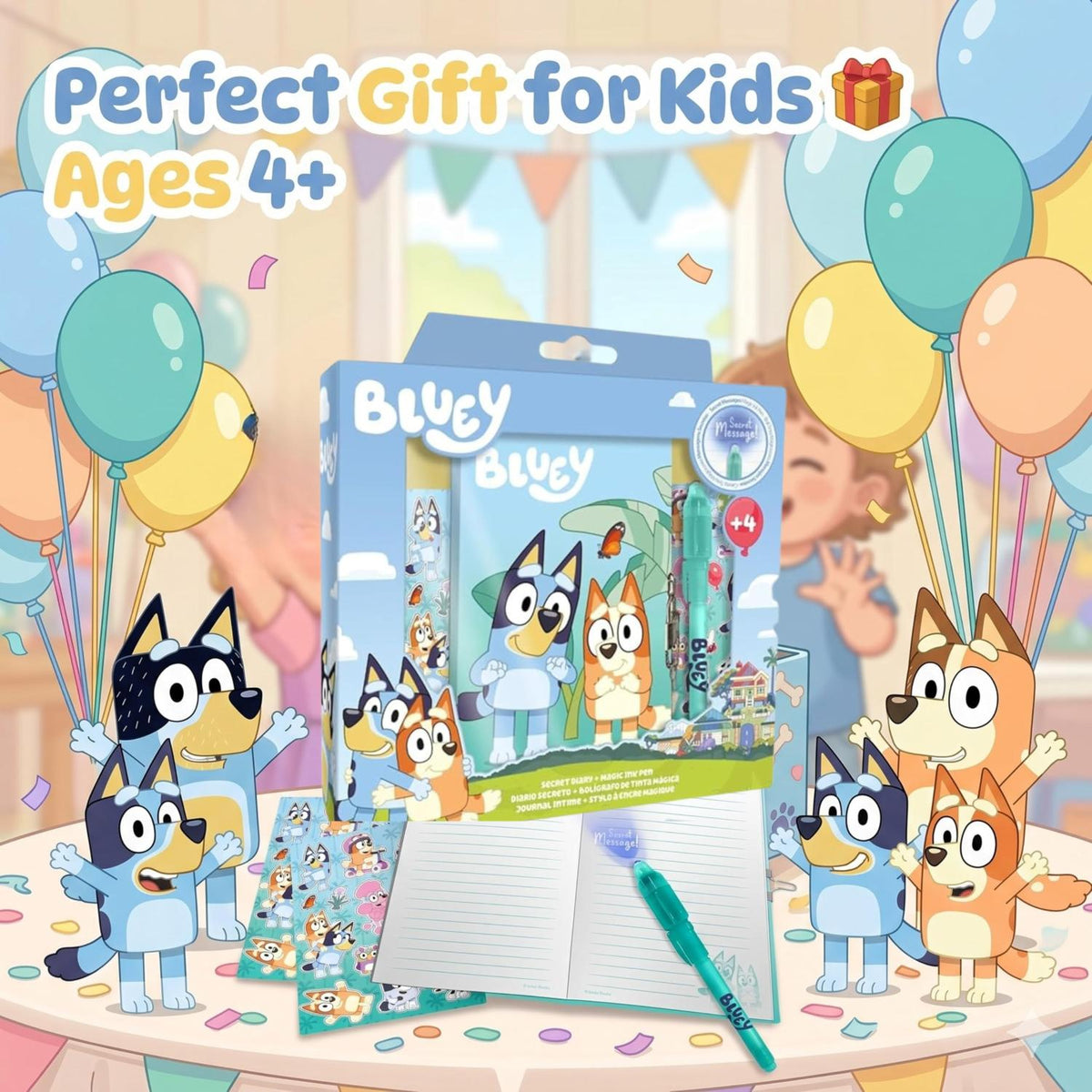 PAW Patrol Kids Licensed Secret Diary & Magic Ink Pen Stationery Set – view 11