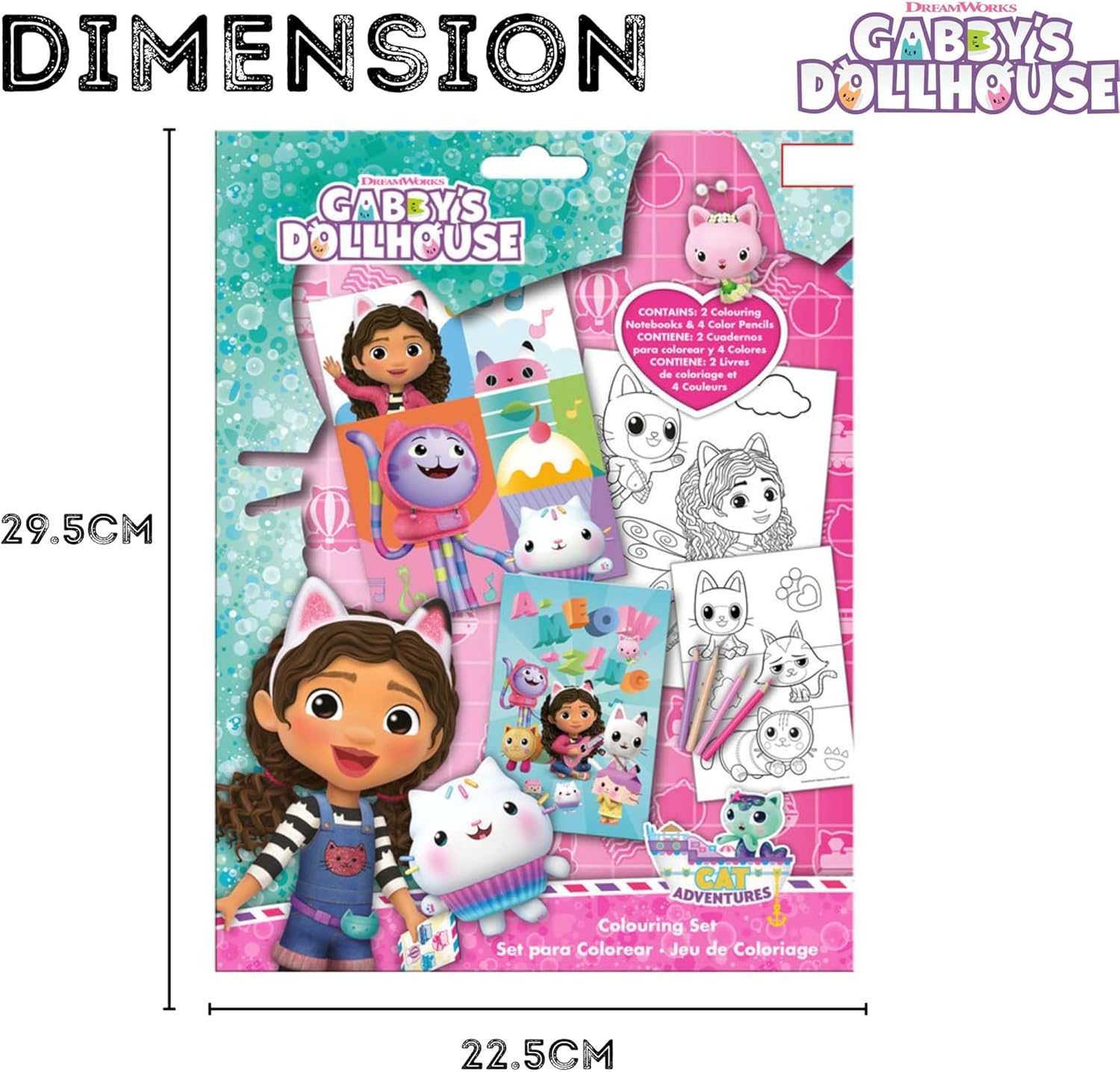 Kids Colouring Activity Set with Pencils