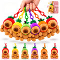 Softlings Capybara Clip On Plush 17cm with Fruit & Veg Hat