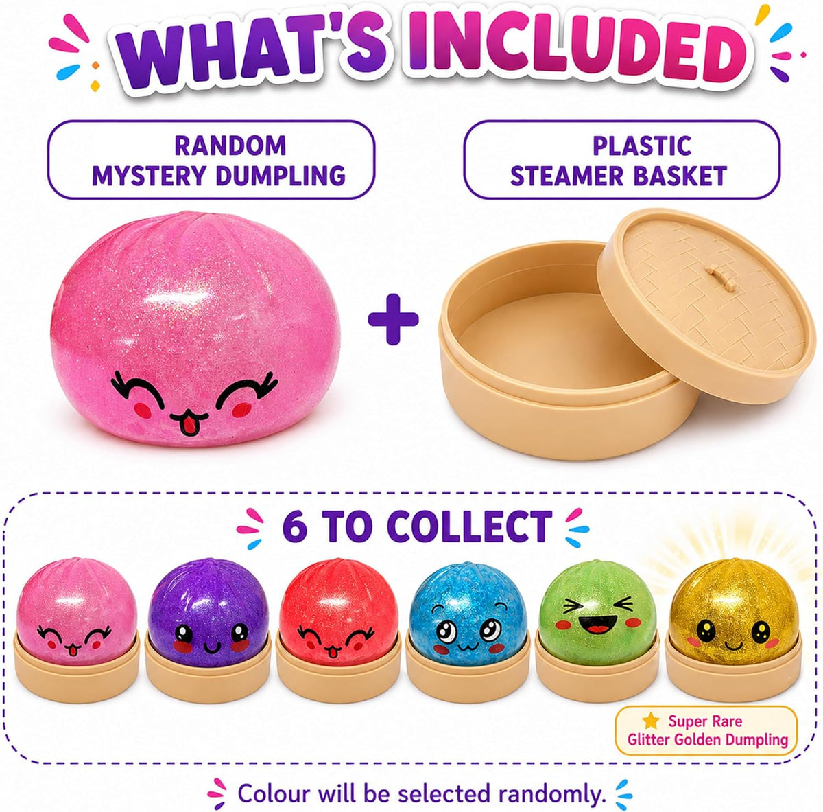 Glitter Orbs Dumpling Toy 8.5cm -Super Rare Golden – view 4