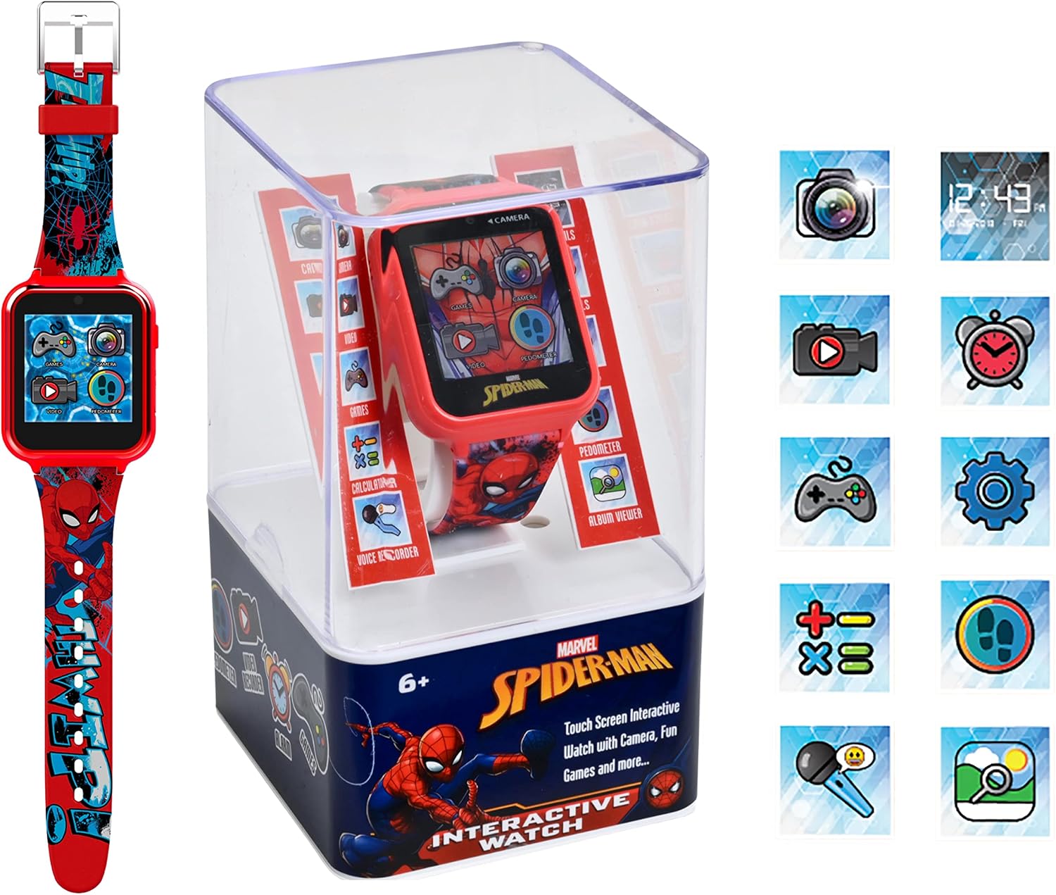 Spiderman Kids Interactive Smart Watch - 22cm