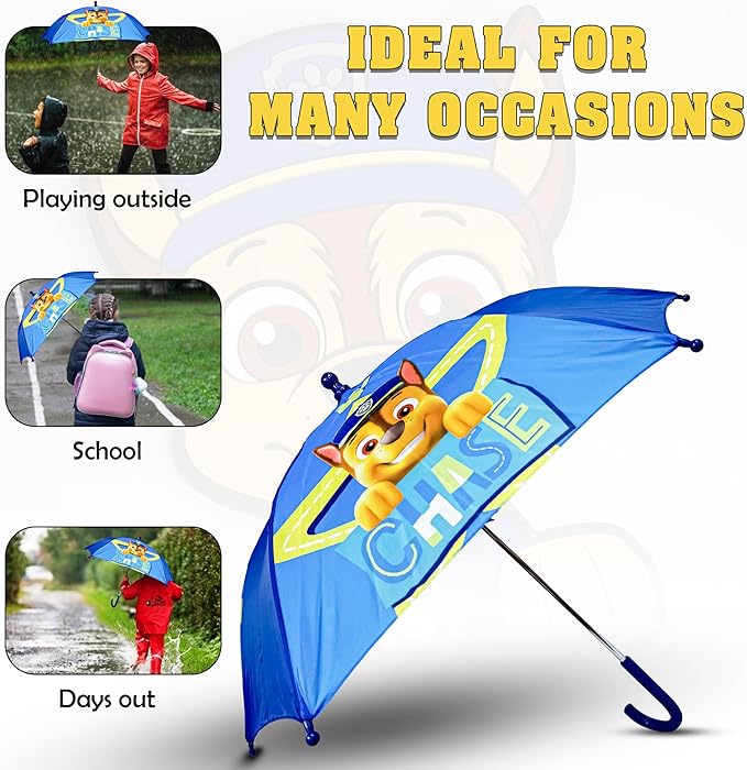 PAW Patrol Chase Kids Licensed Classic Umbrella 70cm – view 3