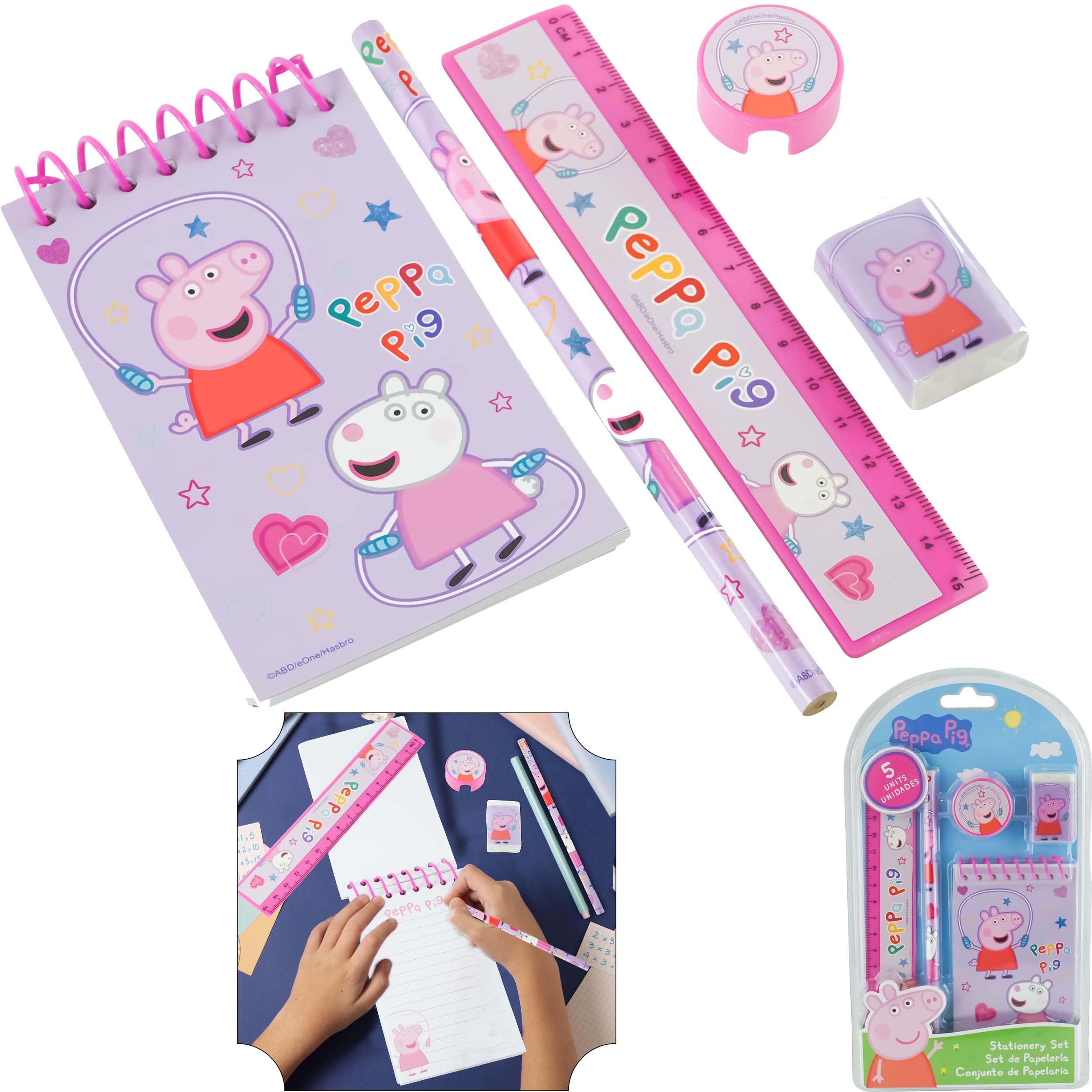5PCs School Stationery Set - Assorted