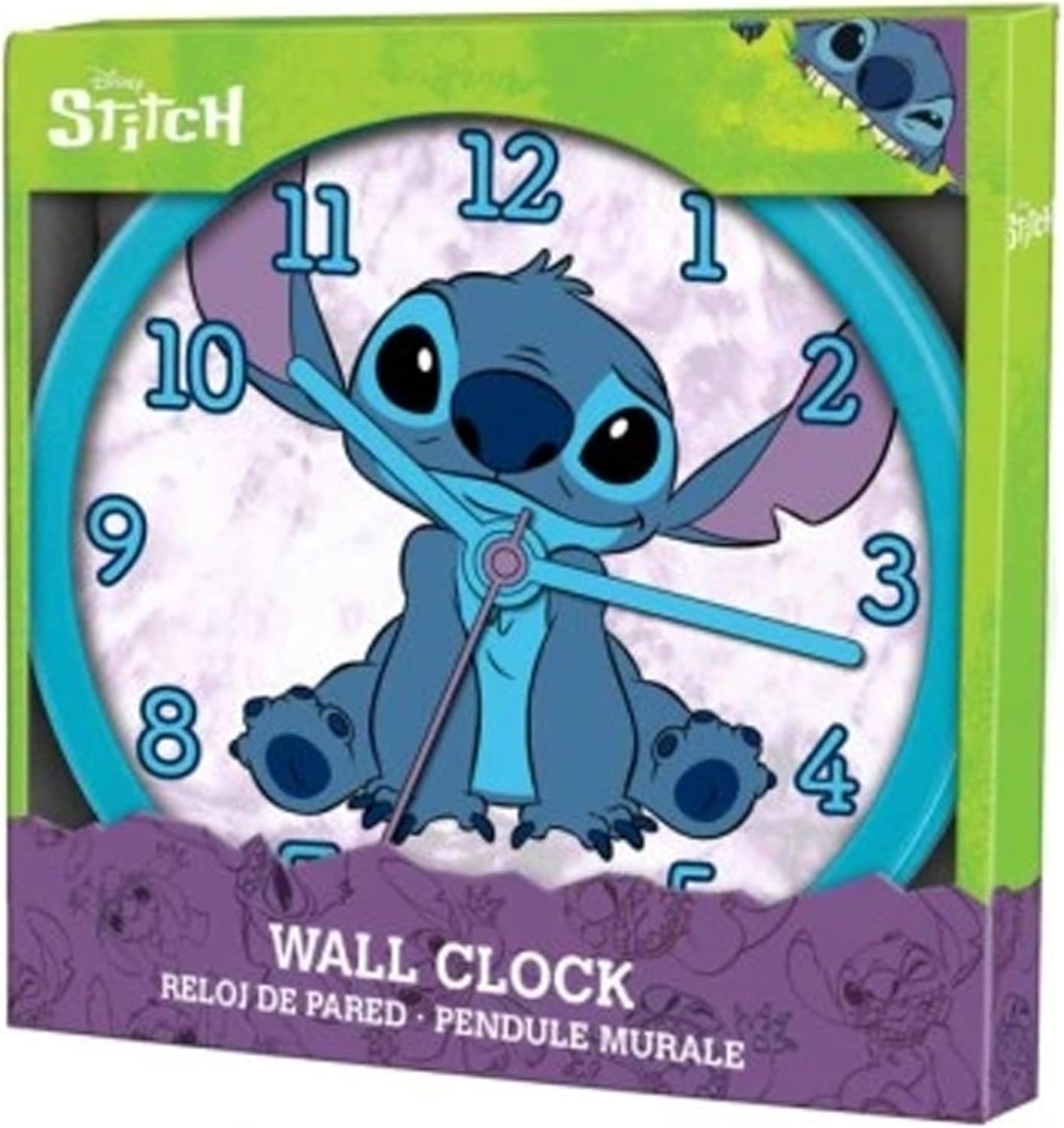 Children Modern Wall Clock Battery Operated, Wall Decor Gift for Kids