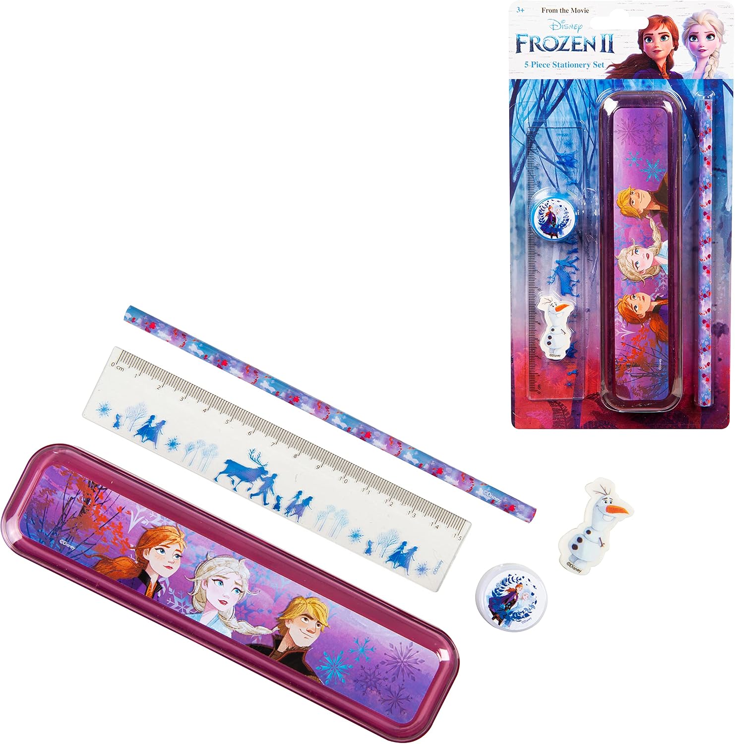 Kids Stationery Set Pencil Case 5Pcs