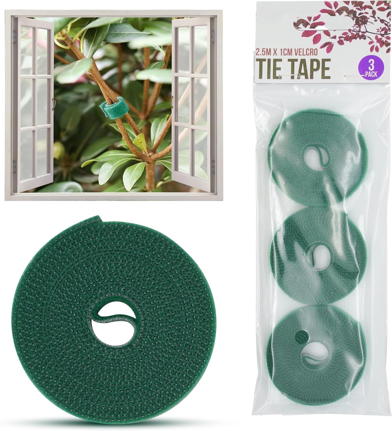 2.5m Self Adhesive Tree Ties Tape