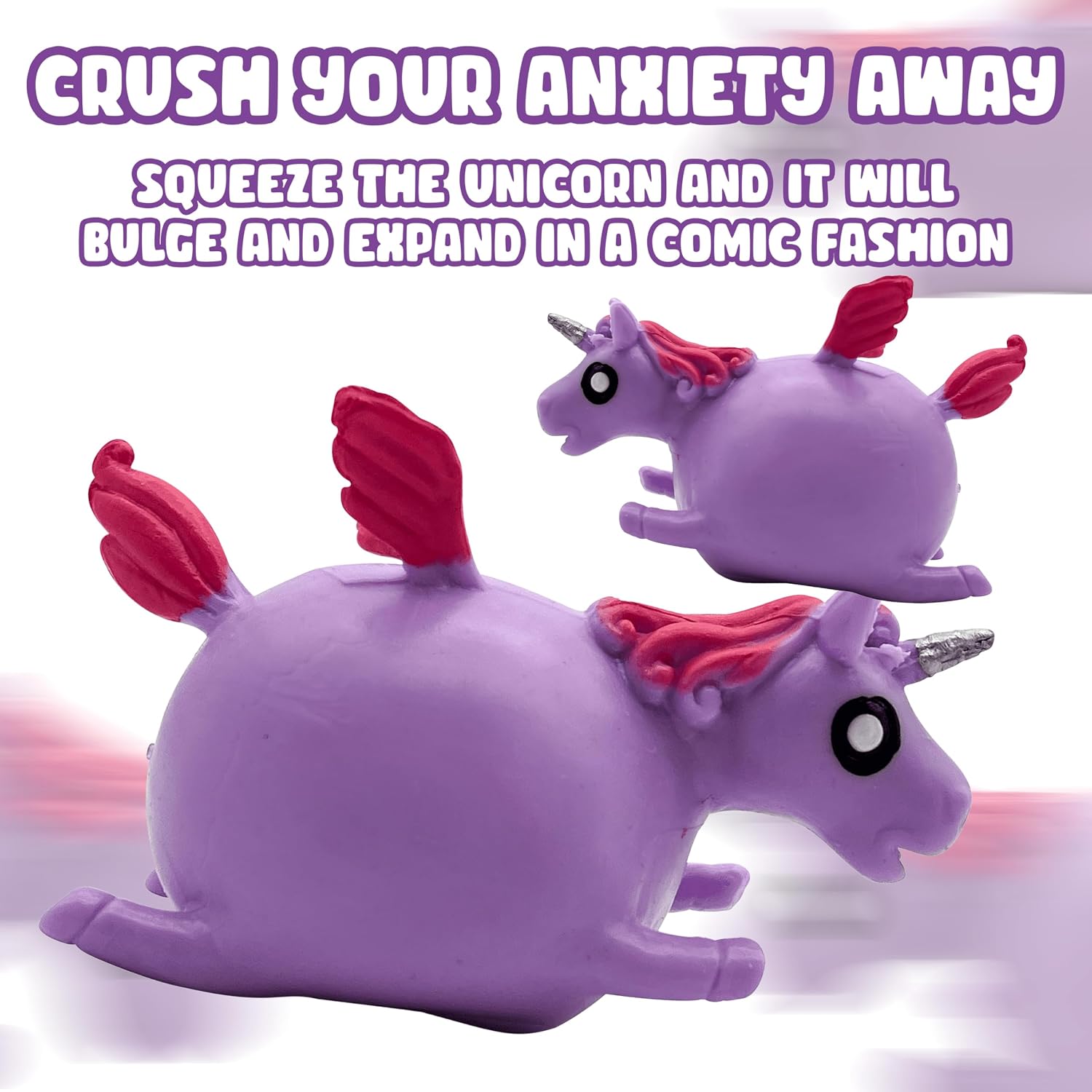 Kids Unicorn Splat Ball-Purple/Pink