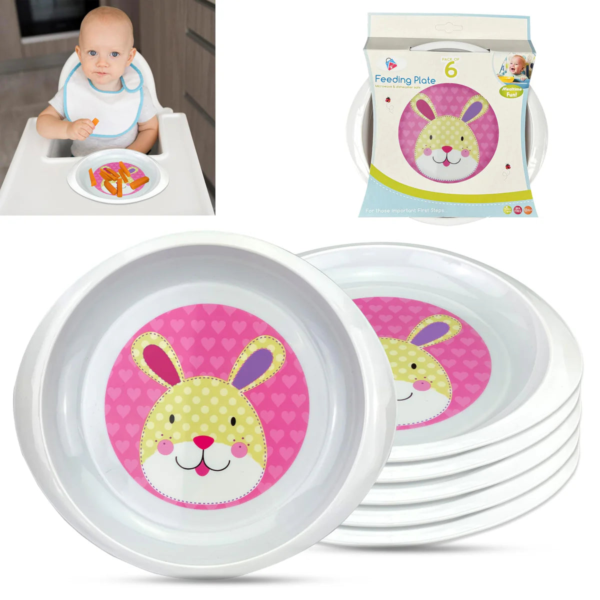 Toddler Feeding Plates 22cm