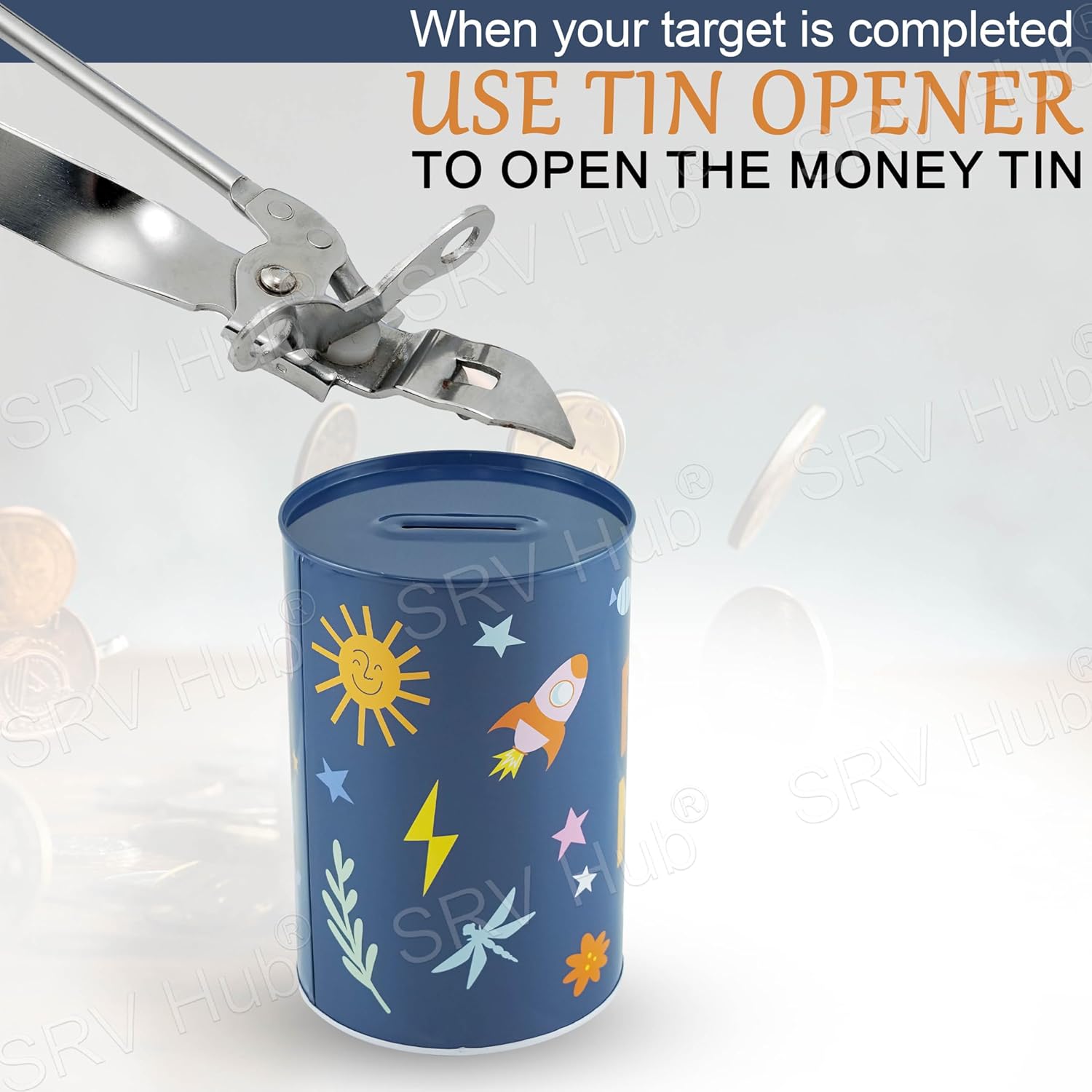 Character Metallic Money Savings Box for Kids