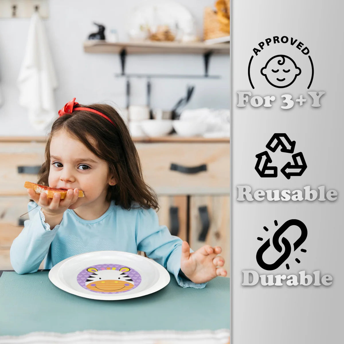 Toddler Feeding Plates 22cm