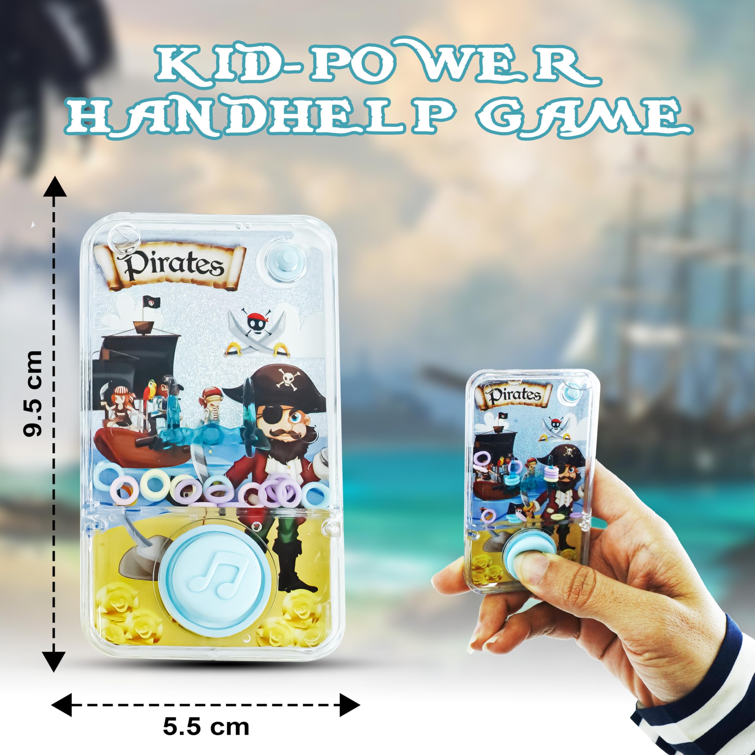 Mini Pirate Water Ring Toss Game 1x Random