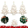 Pack of 3 Iridescent Hanging Ornaments - Tree