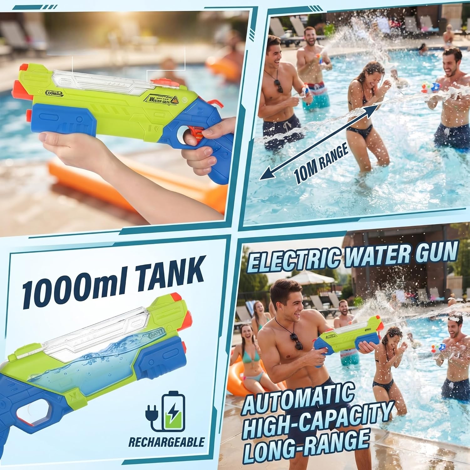 1000ml Electric 52cm Water Blaster