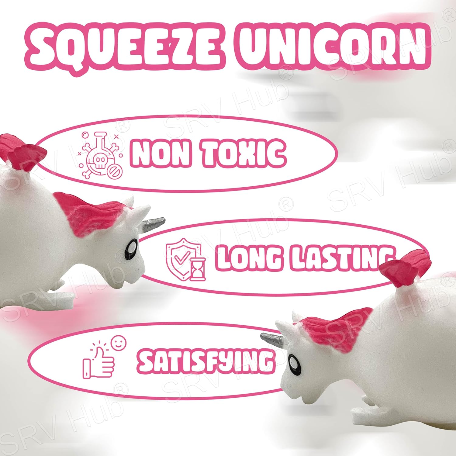 Kids Unicorn Splat Ball-Purple/Pink