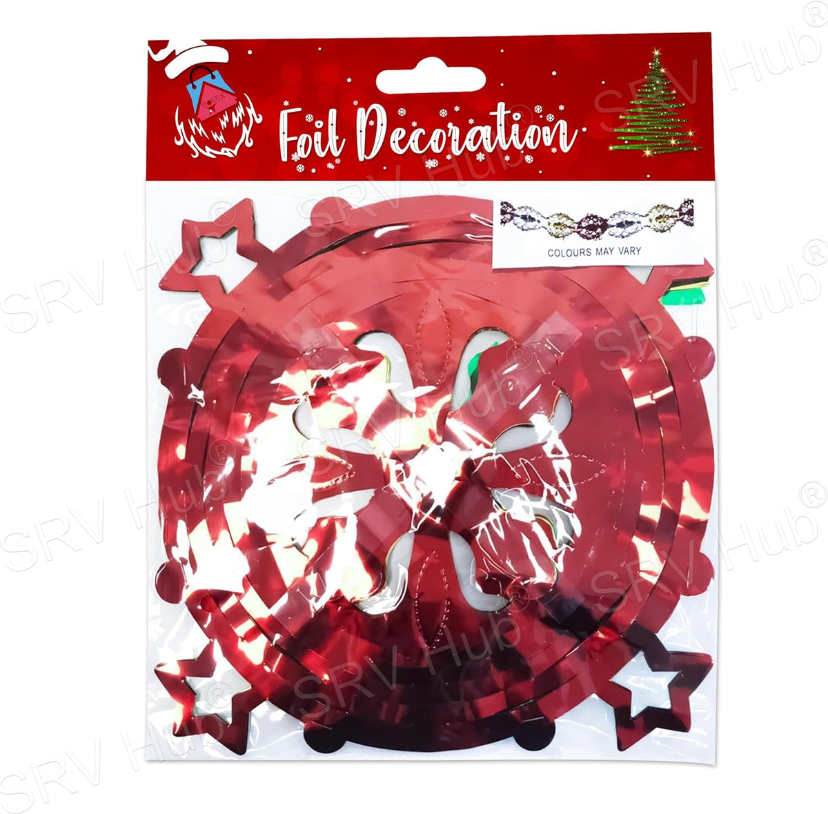 2M Long Star Garland Christmas Hanging Decoration