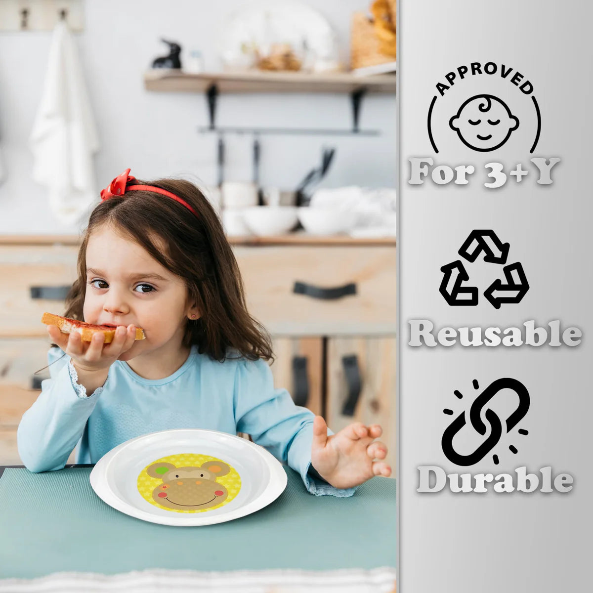 Toddler Feeding Plates 22cm
