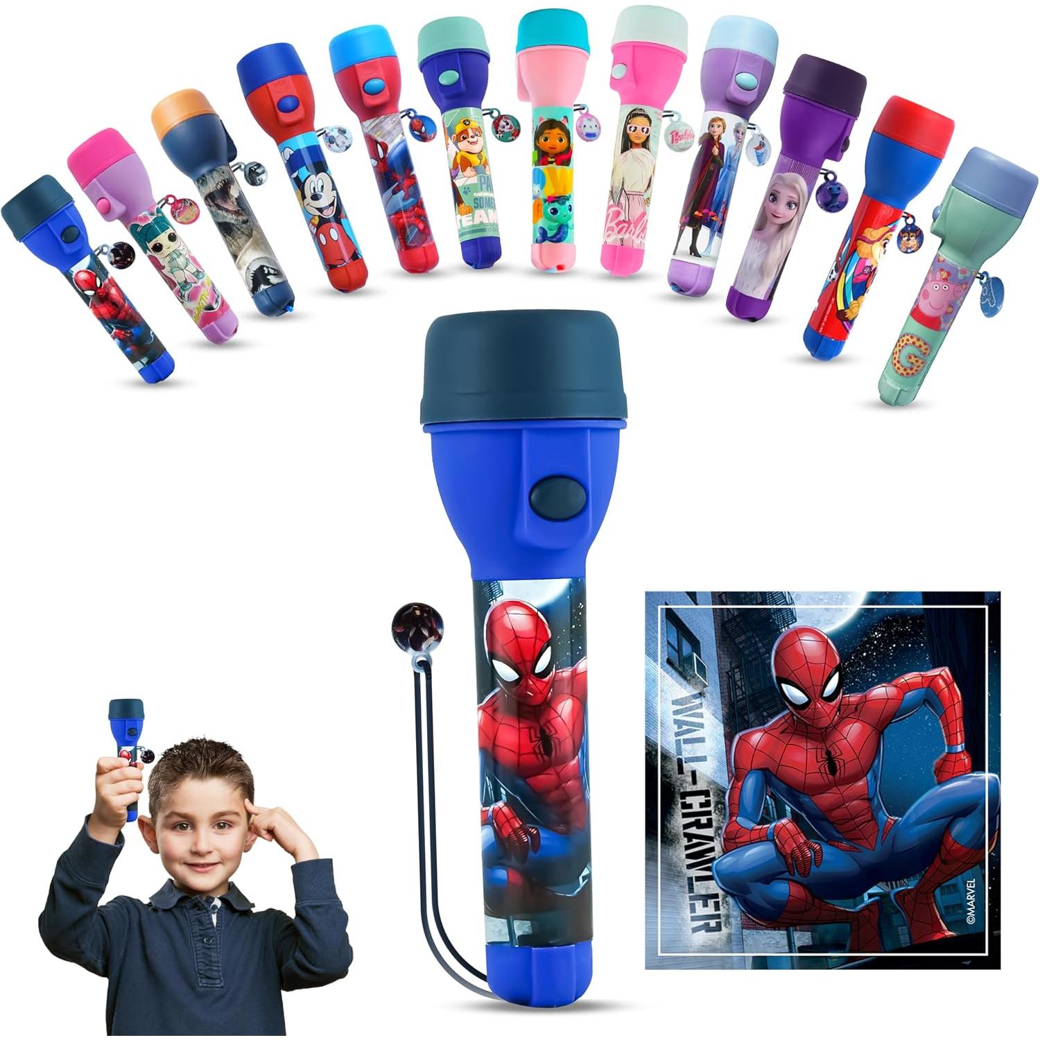 Kids LED Big Torch – Flashlight with Lanyard - Assorted