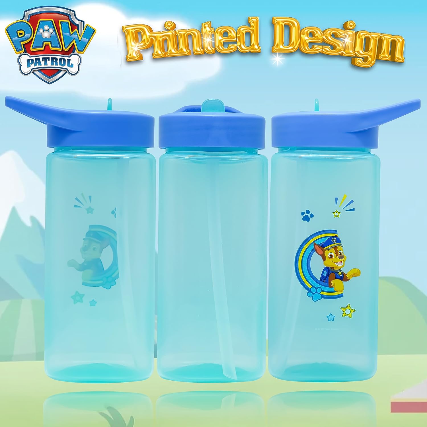 Paw Patrol Straw Sippers 420ml