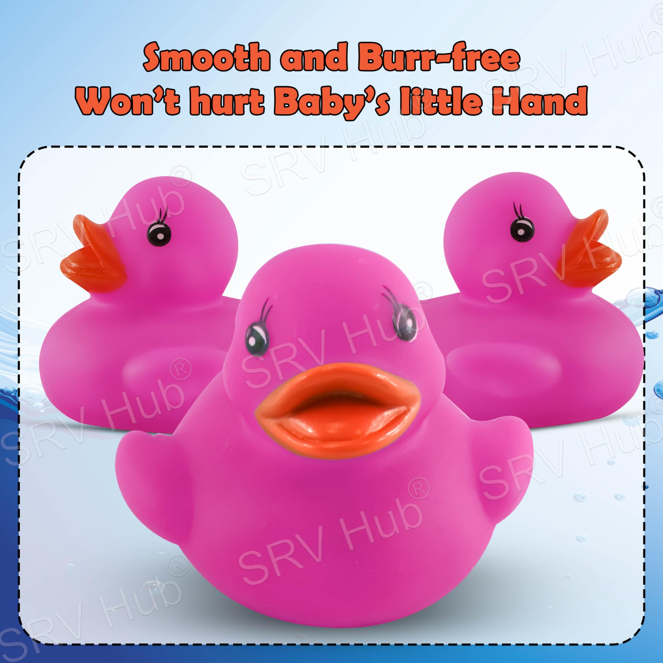 Flashing Floating Bath Duck Toy - Assorted Colours