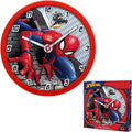 Spider-Man Kids Licensed Round Wall Clock 25cm