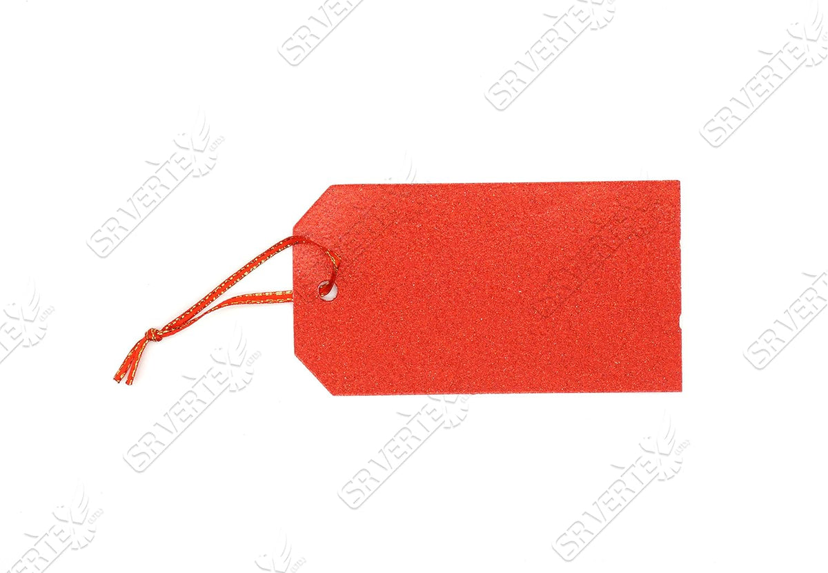 18Pcs Glitter Christmas Gift Tags with Strings
