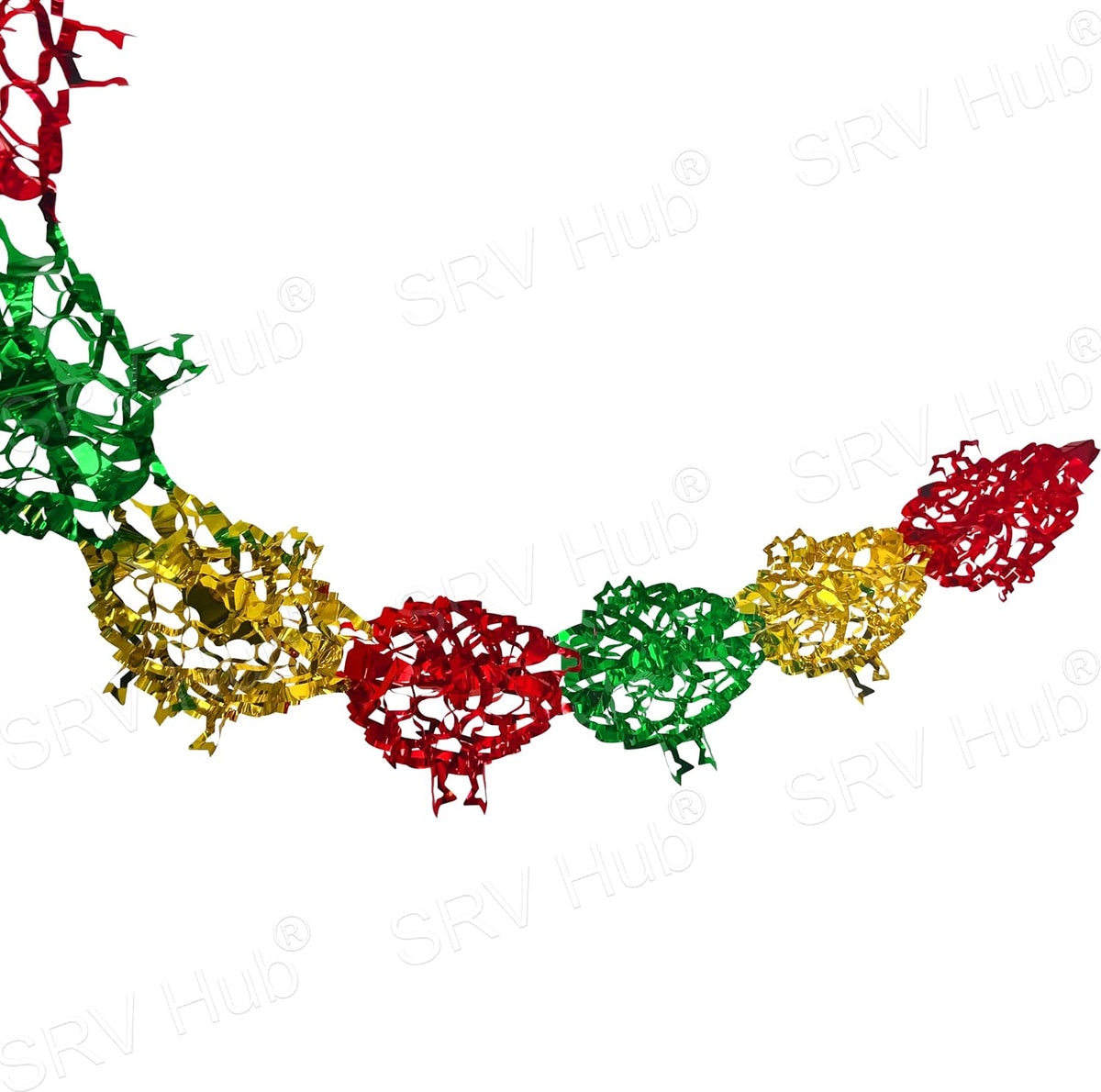2M Long Star Garland Christmas Hanging Decoration