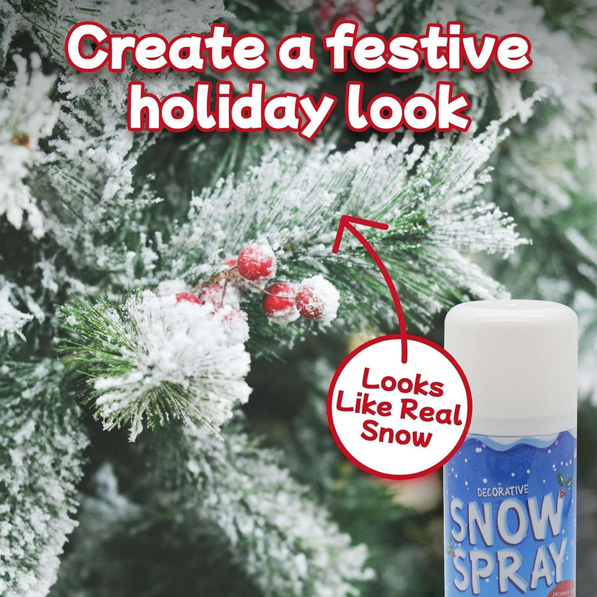 Artificial Christmas Snow Spray for Crafts 85ml