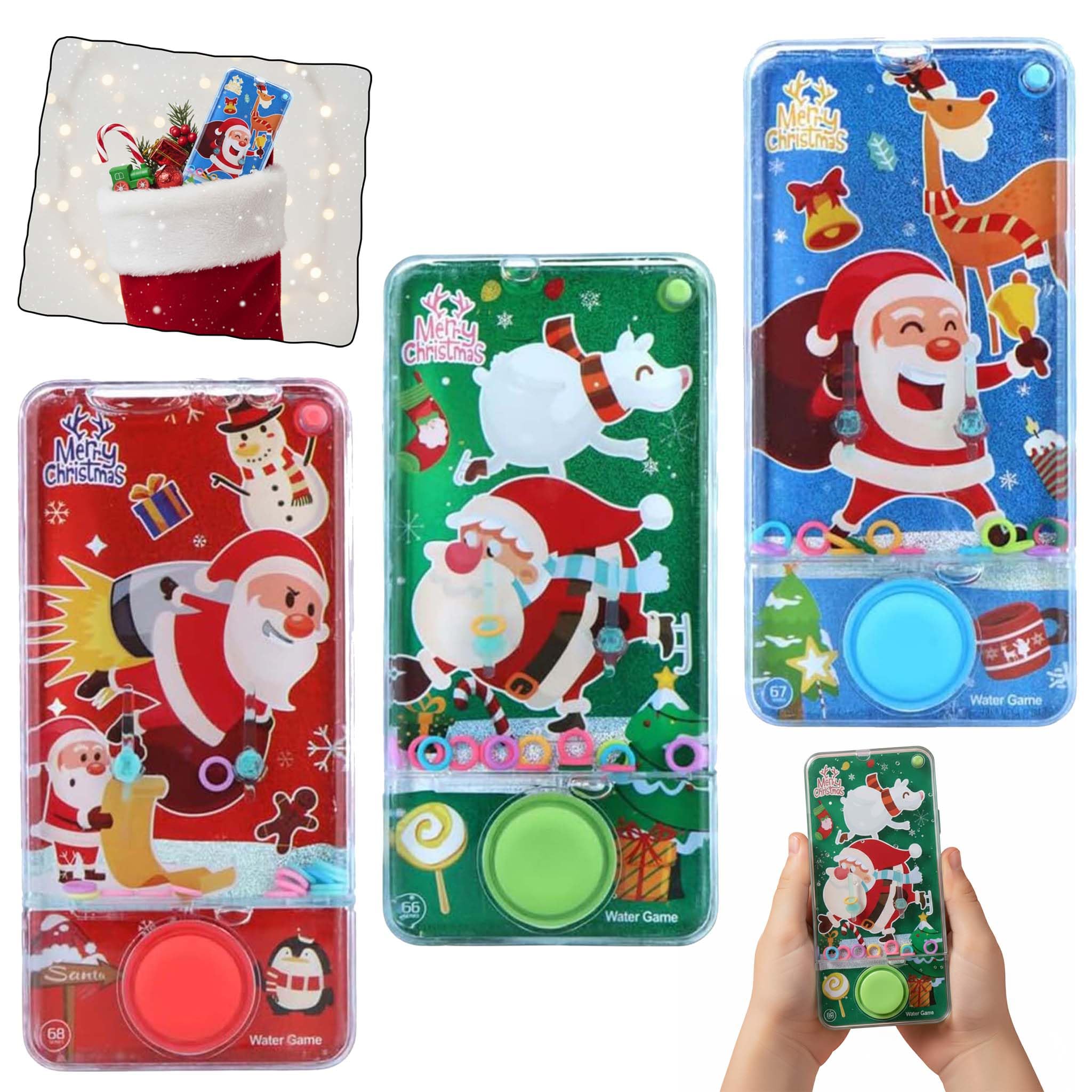 Christmas Water Game with Rings - 1x Random