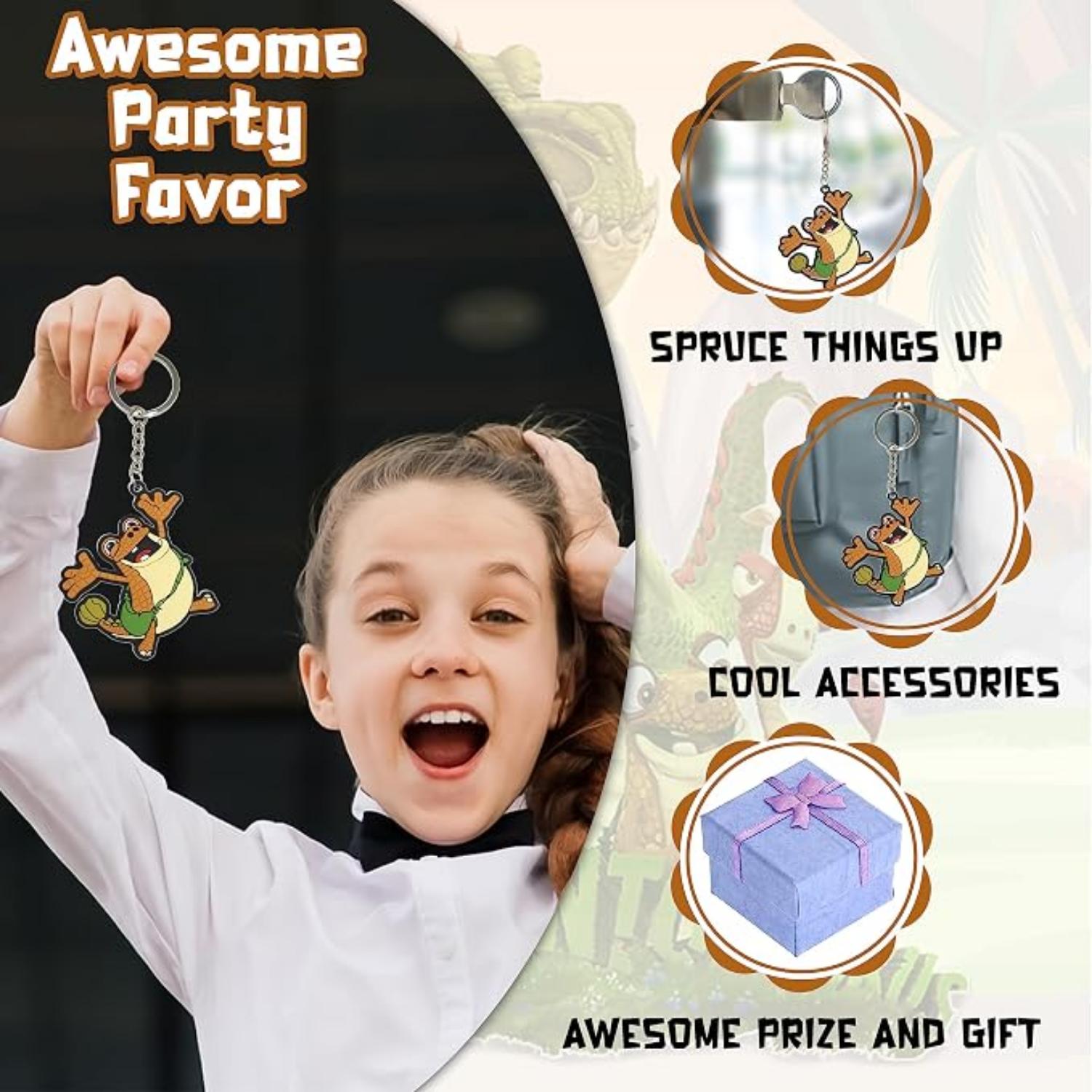 Gigantosaurus Giganto Keychain for Kids Bike Keyring - Assorted