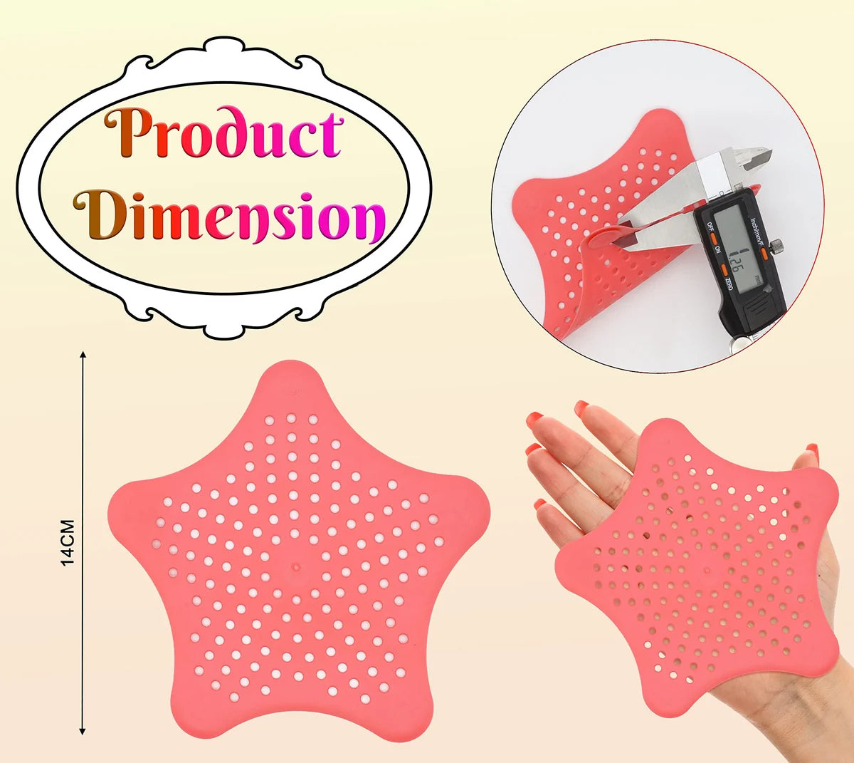Silicone Star Shape Drainer