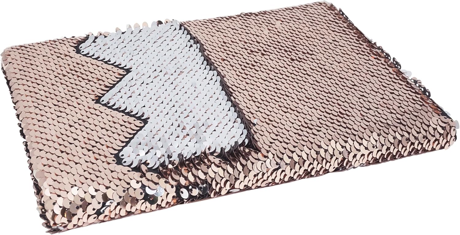 21.5cm Kids Magic Reversible Flip Sequin Rose Gold Notebook
