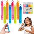 Mini Bubble Tubes Star Wands 8Pcs