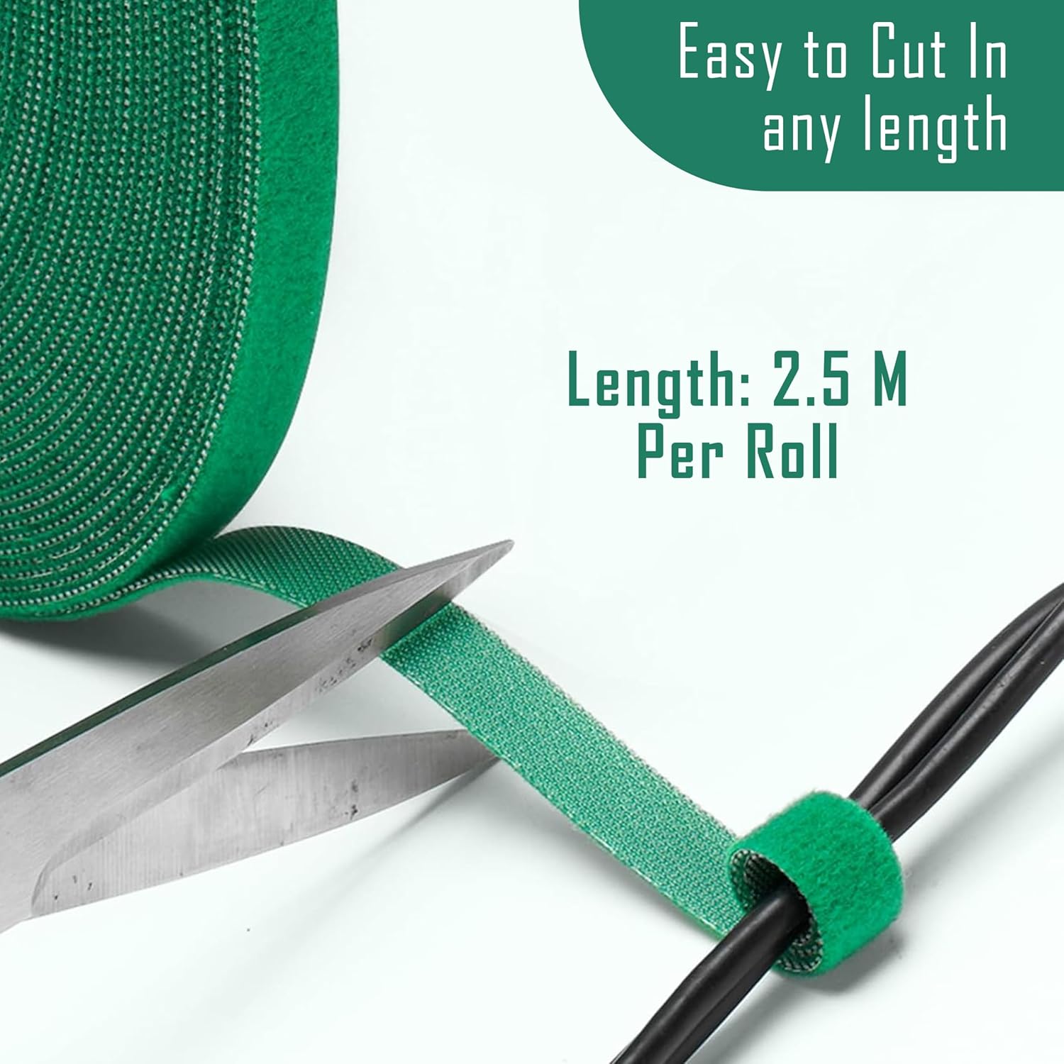 3Pcs Reusable Self Adhesive Plant Tie Tape - 250cm