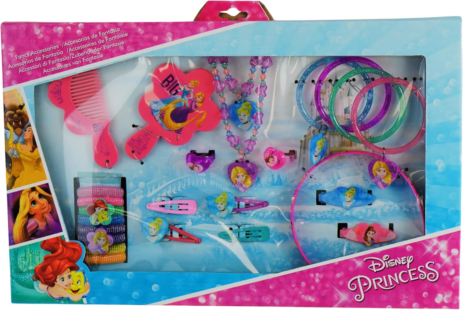 Disney Girls Hair Accessories Set