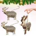 Shaggy Plywood Reindeer w Brown Plush