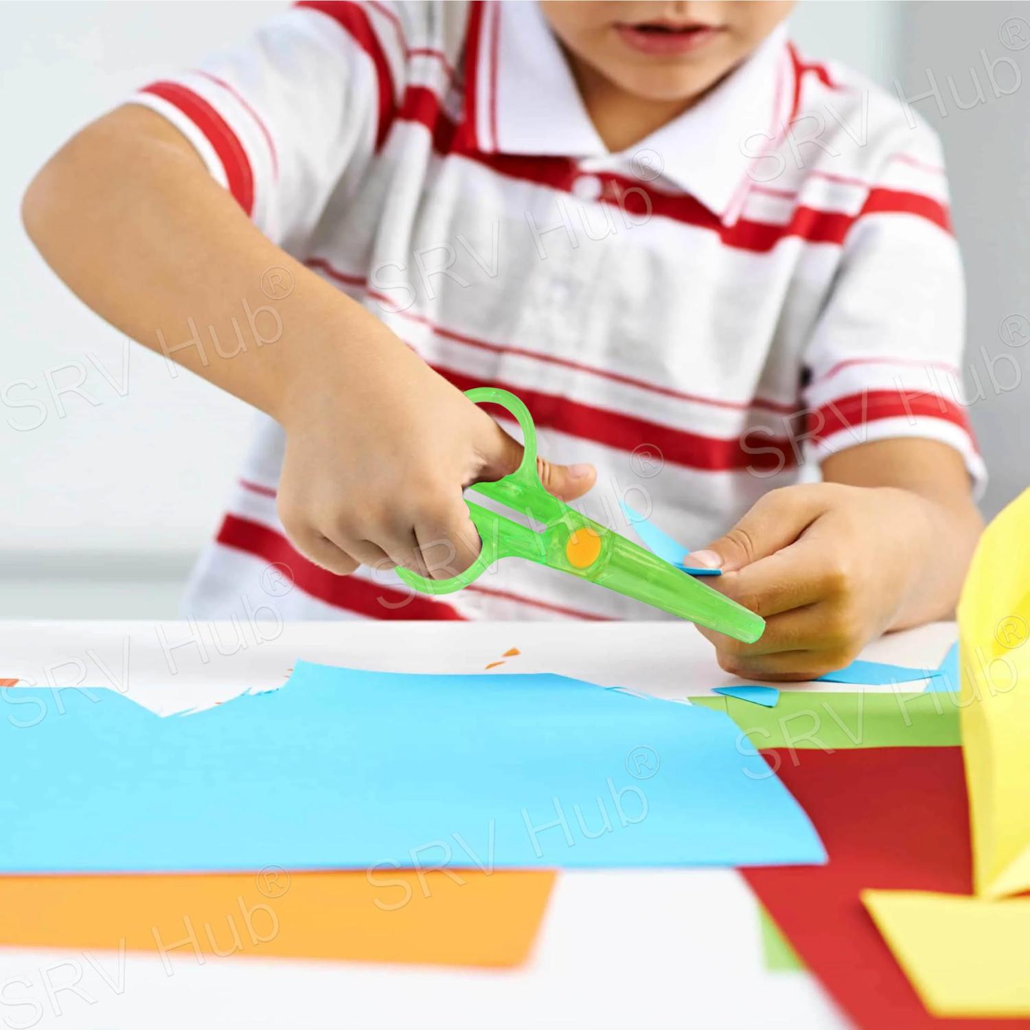Kids Craft Scissors Safety & Decorative Scissor Set