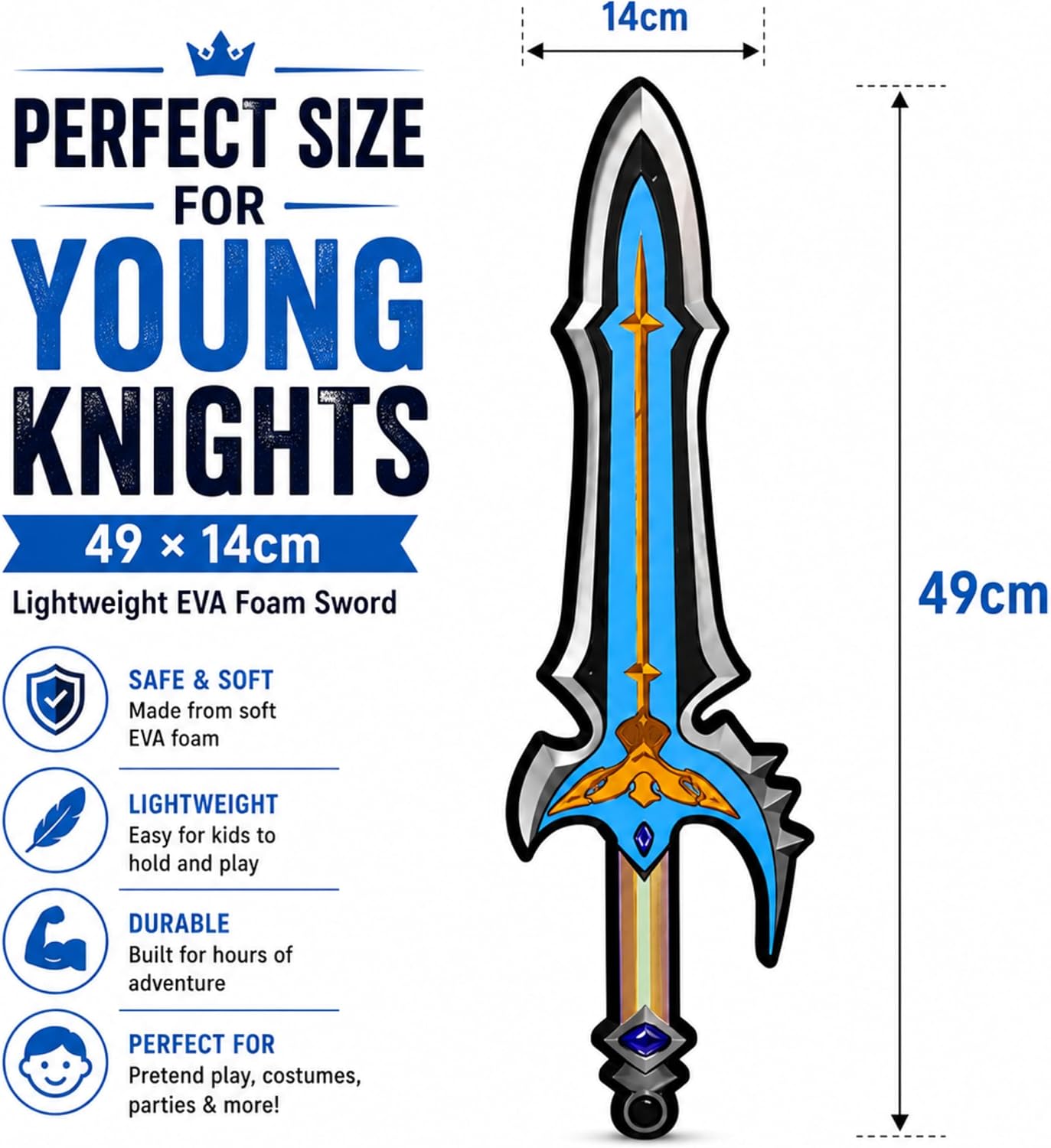 Fancy Dress Accessory Foam Sword