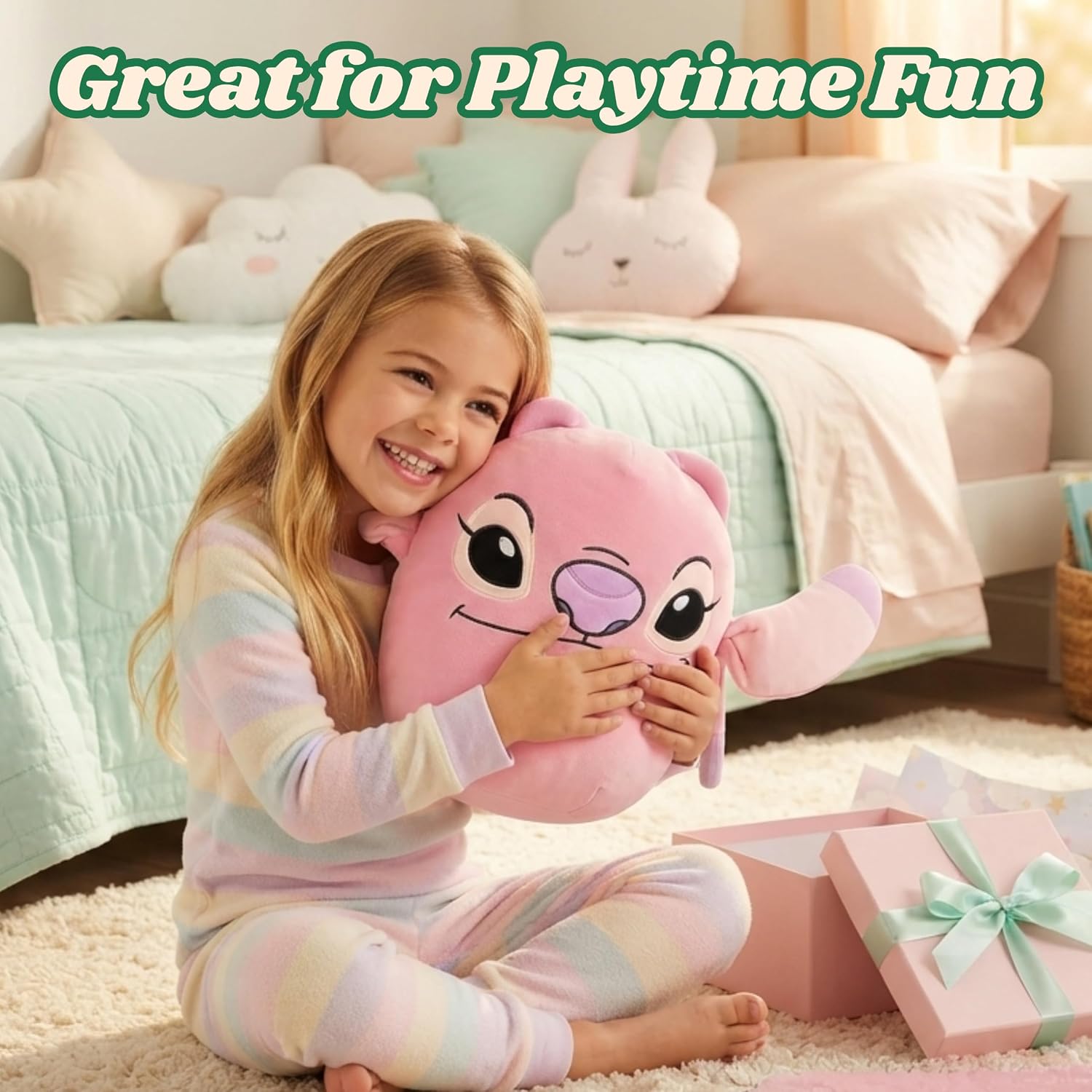 37cm Disney Printed Oval Plush Pillow