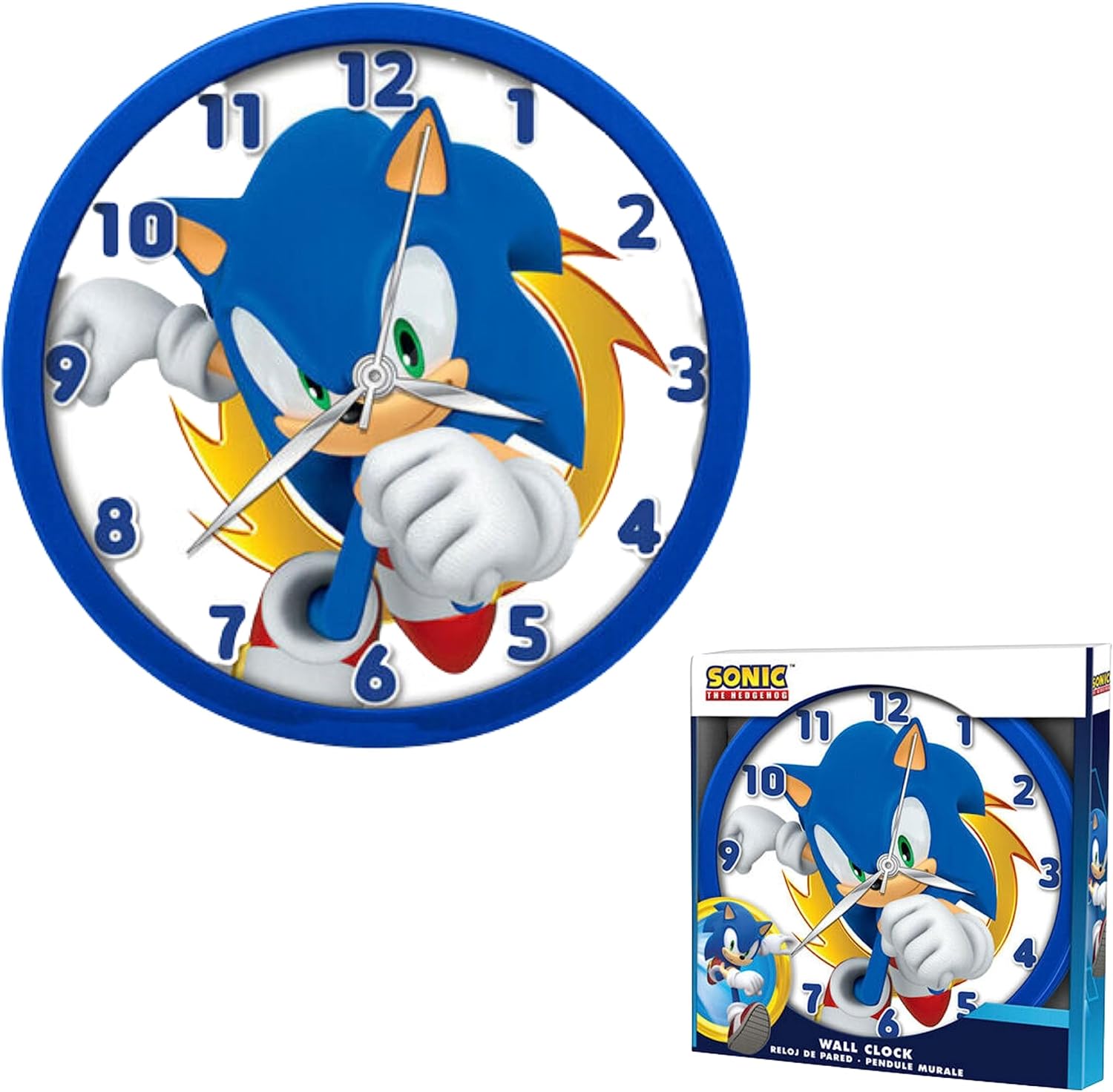 Children Modern Wall Clock Battery Operated, Wall Decor Gift for Kids