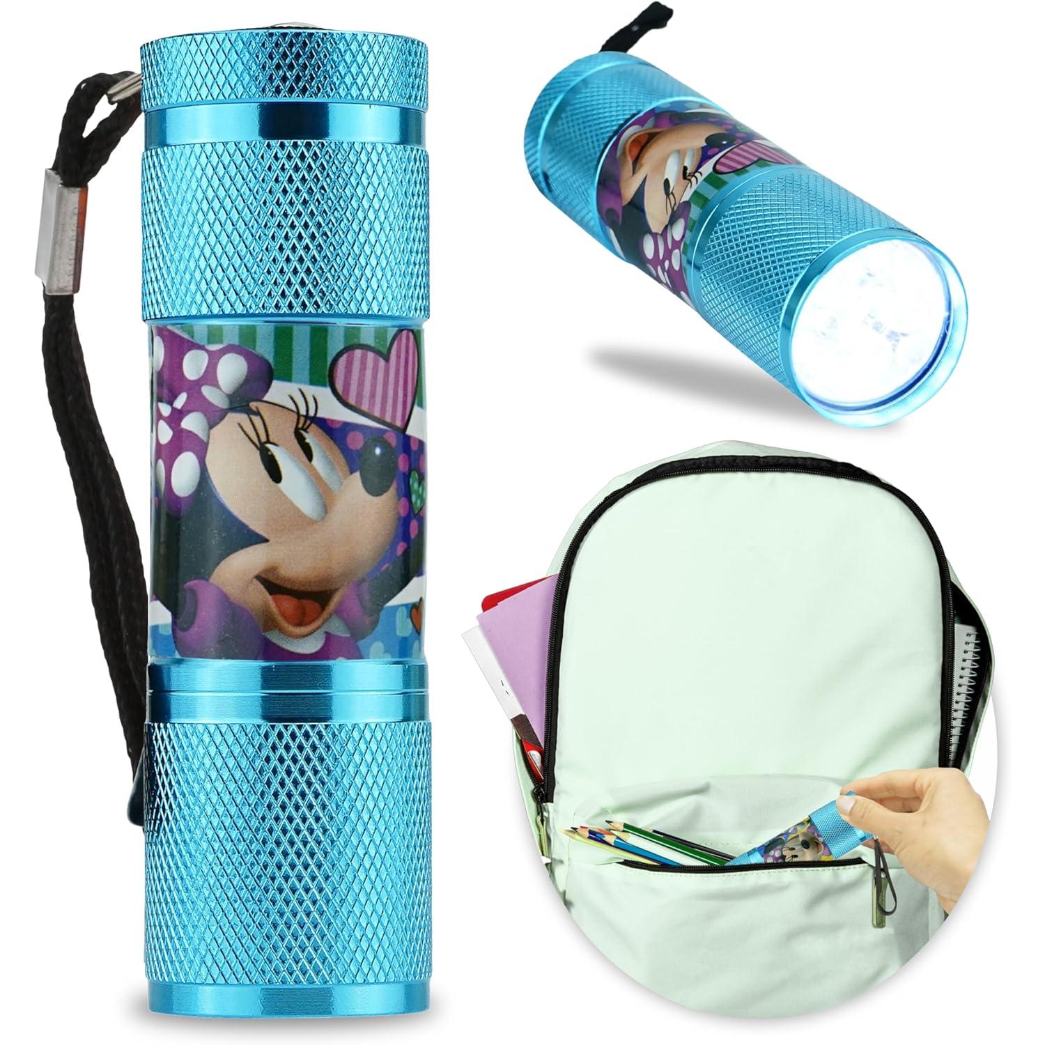 Minnie Mouse 9 LEDs Aluminium Torch for Kids - Assorted