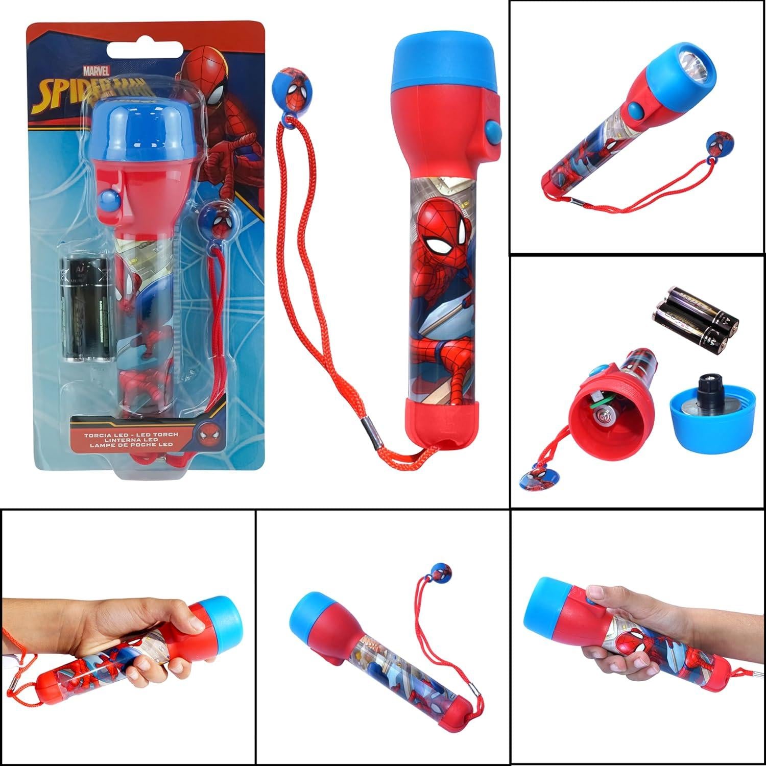 Kids LED Big Torch – Flashlight with Lanyard - Assorted