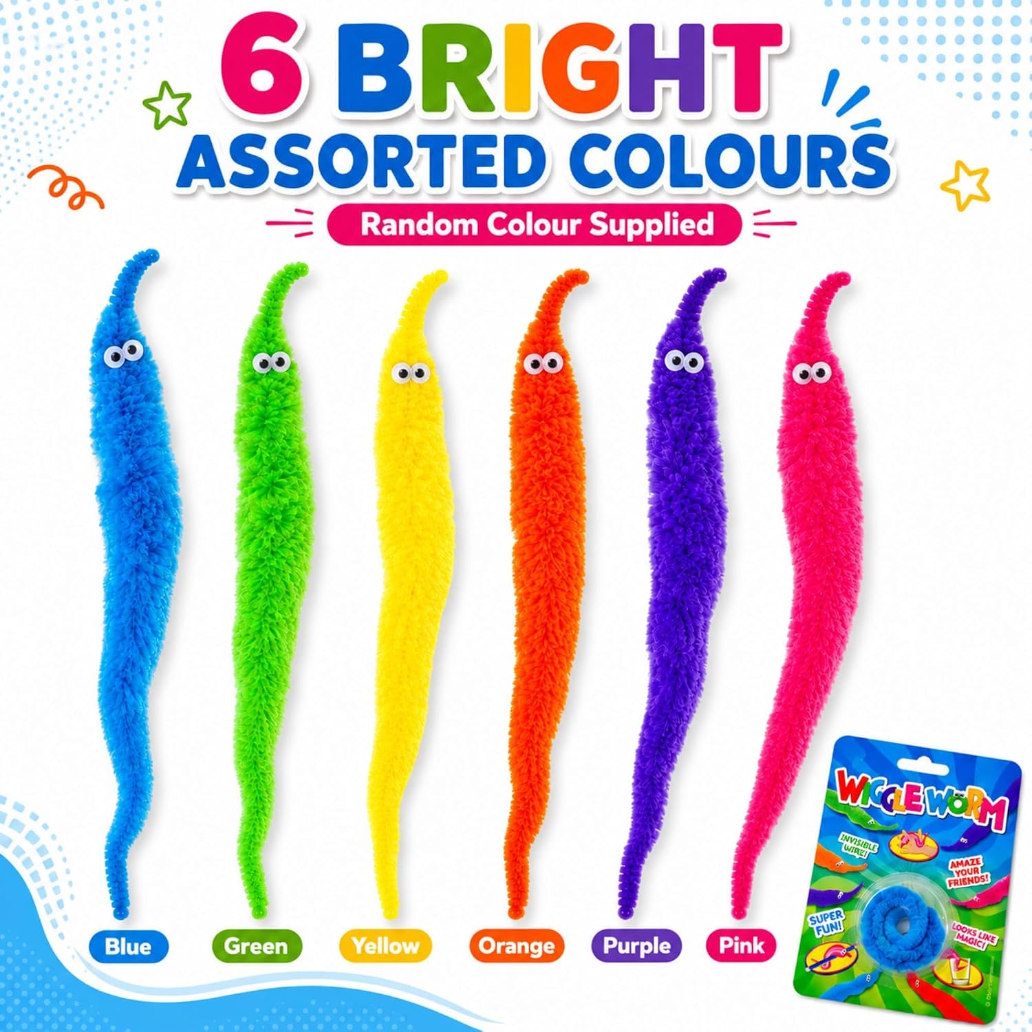 Magic Wiggle Worm Toy 22cm